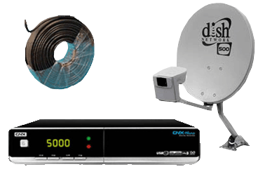 Conaxsat CNX Nano + USB Flash Drive + DISH 500 COMBO + Free Shipping -New